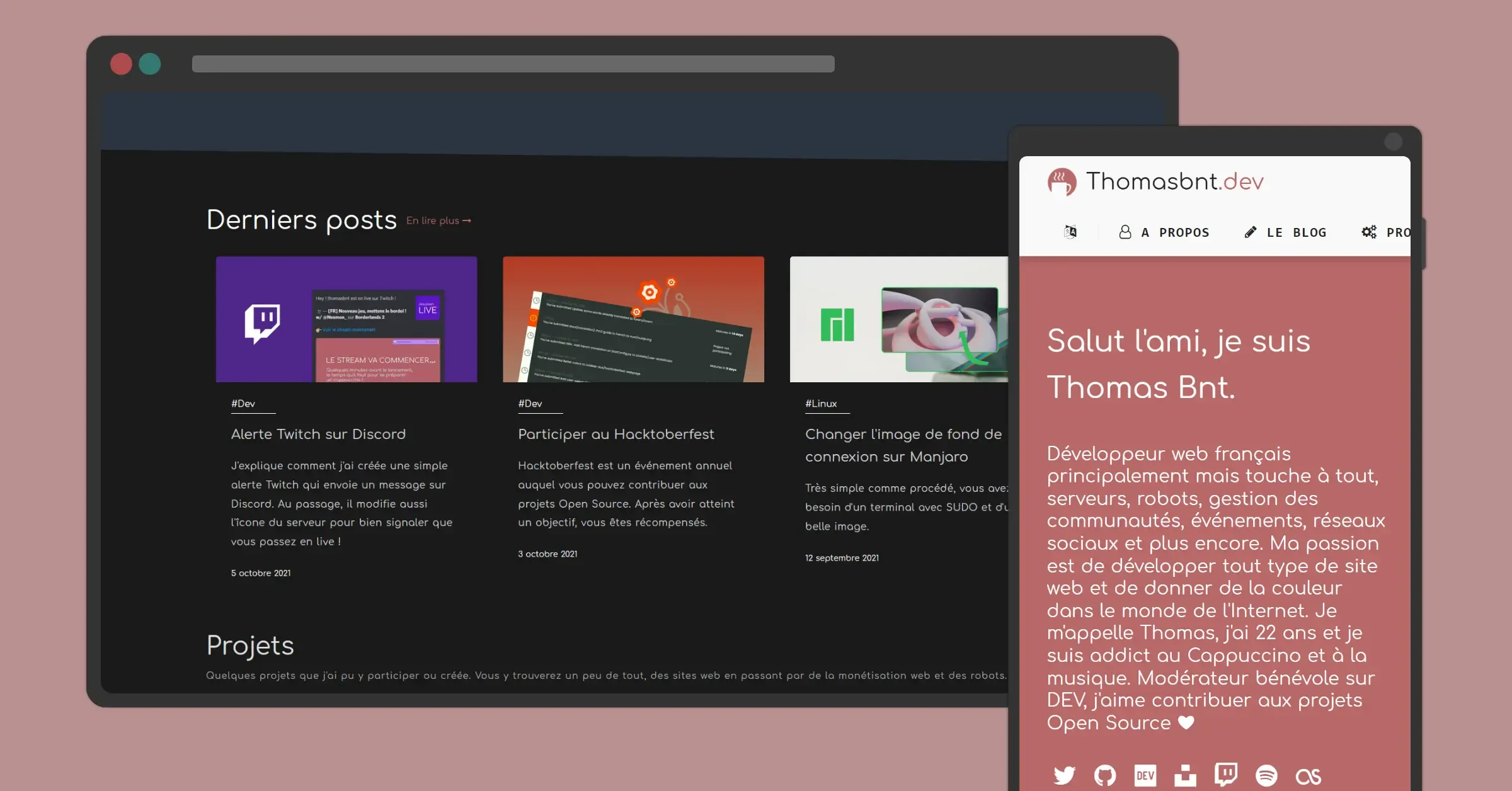 Premier article sur Thomasbnt.dev intitulé : HELLO FRIEND.