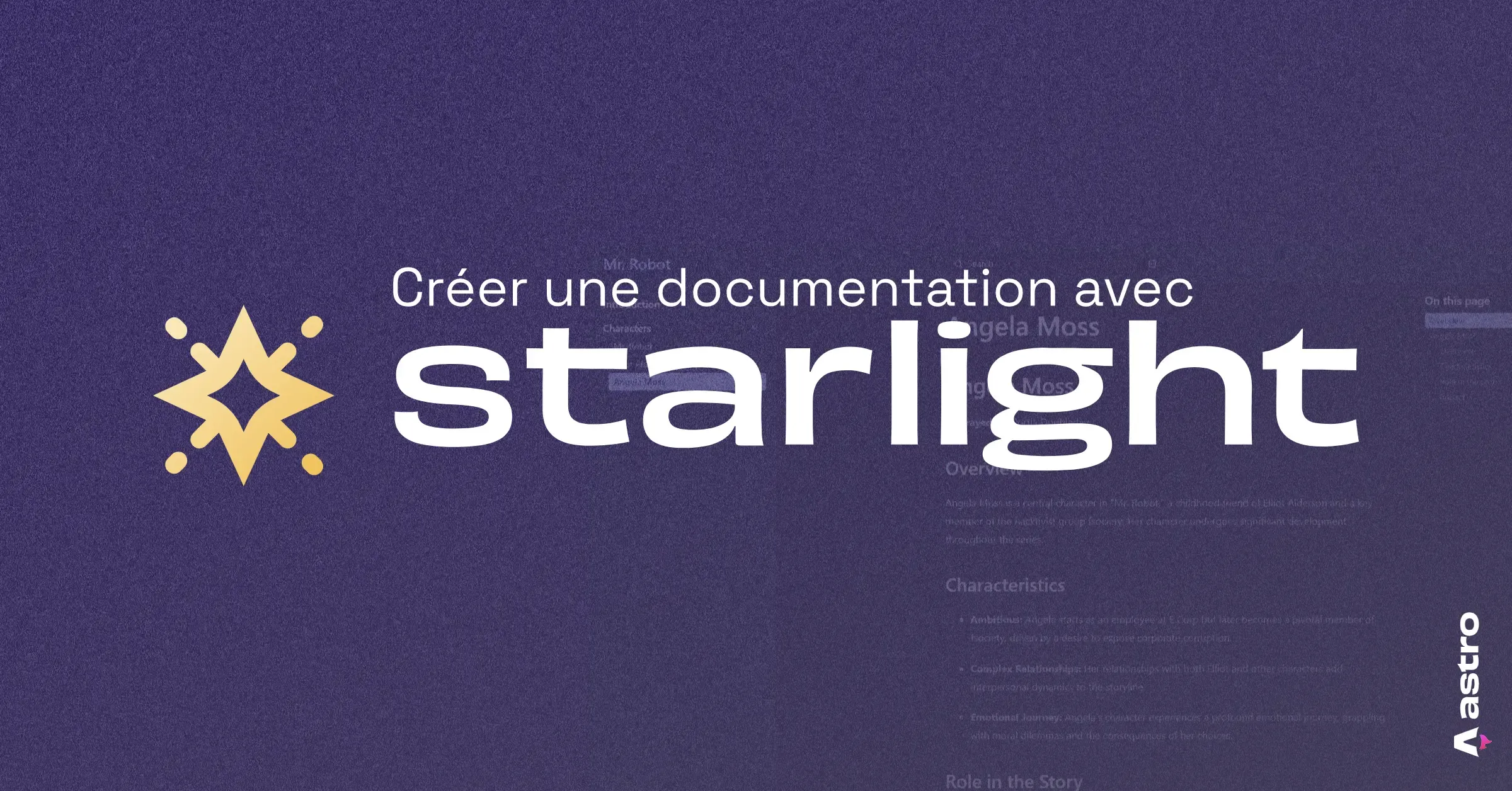 Publier une documentation avec Astro Starlight