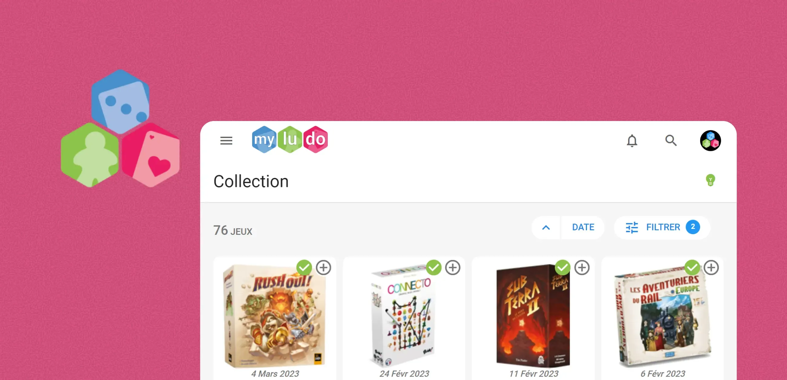 Organiser et partager sa collection de jeux de société avec Myludo.fr