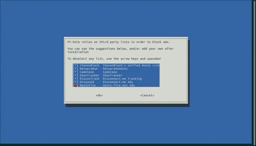 Installation de Pi-hole et son DNS part. 2