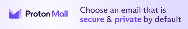 ProtonMail: Choose an email that is secure & private by default.