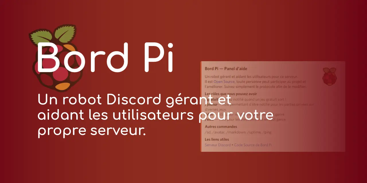Bord Pi banner
