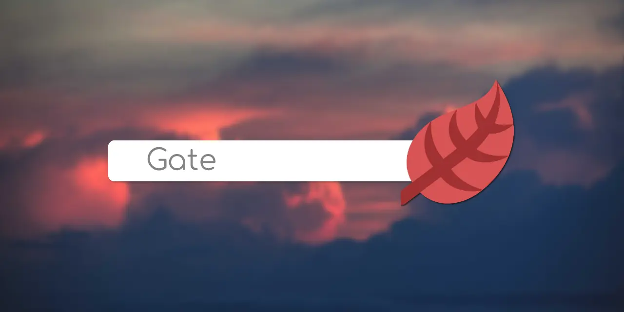 Gate banner
